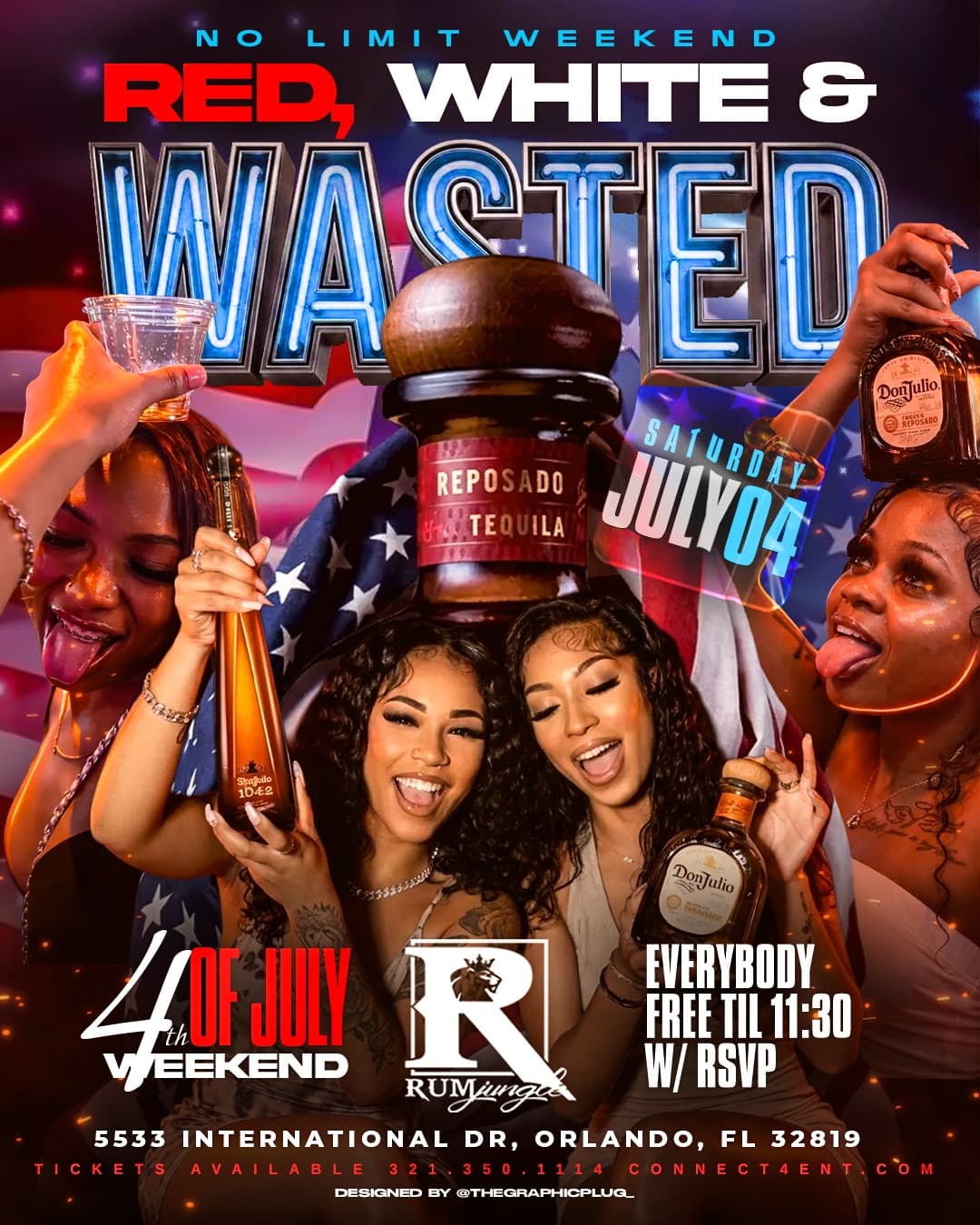 RED WHITE & WASTED (4TH OF JULY)